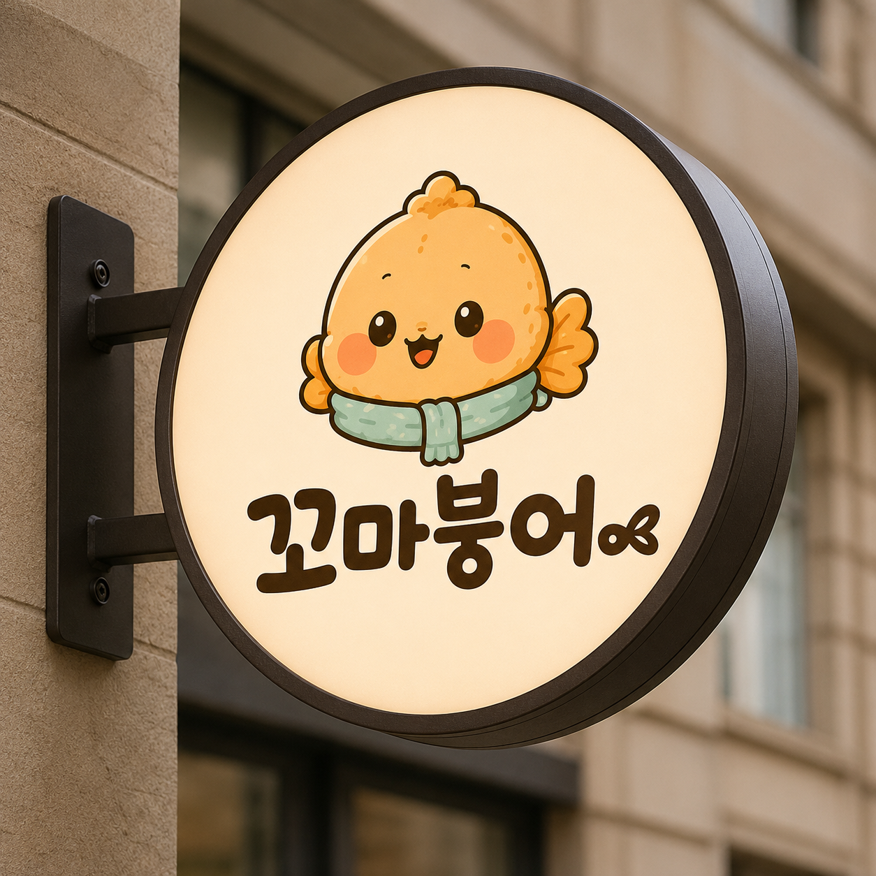 Round Illumination Sign