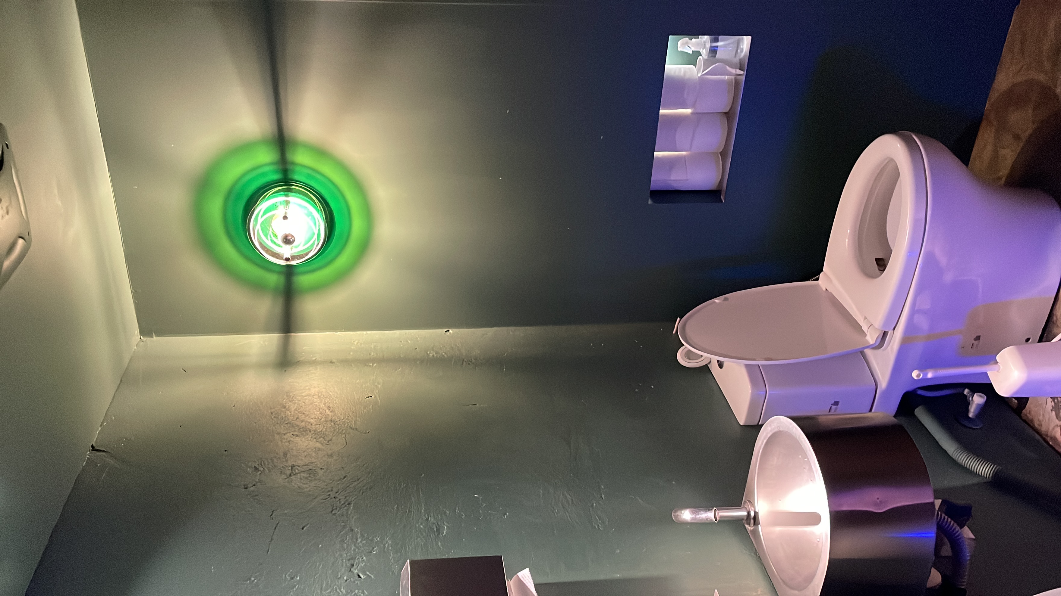 Restroom green light