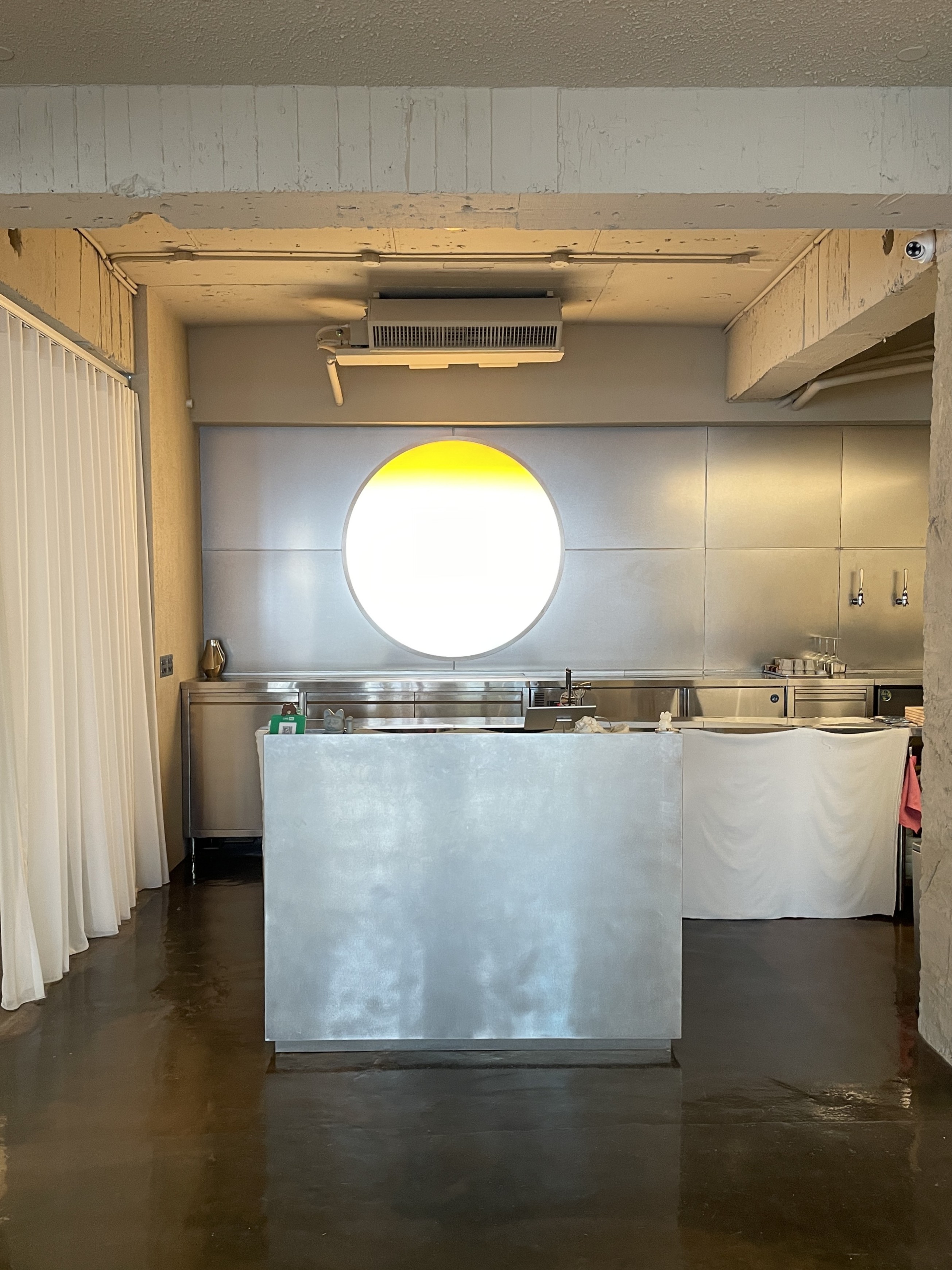 Bar counter moon light