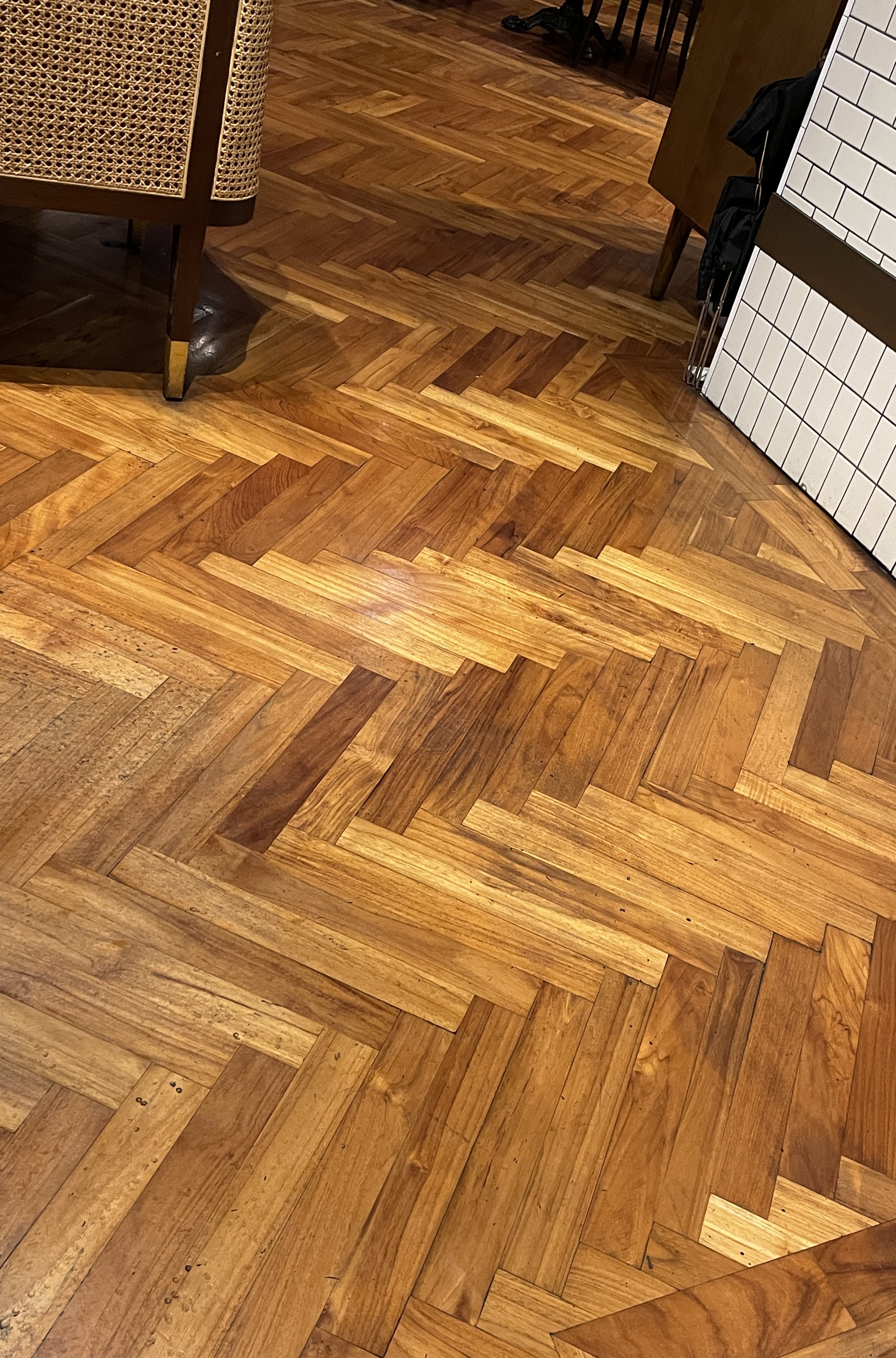 Herringbone floor