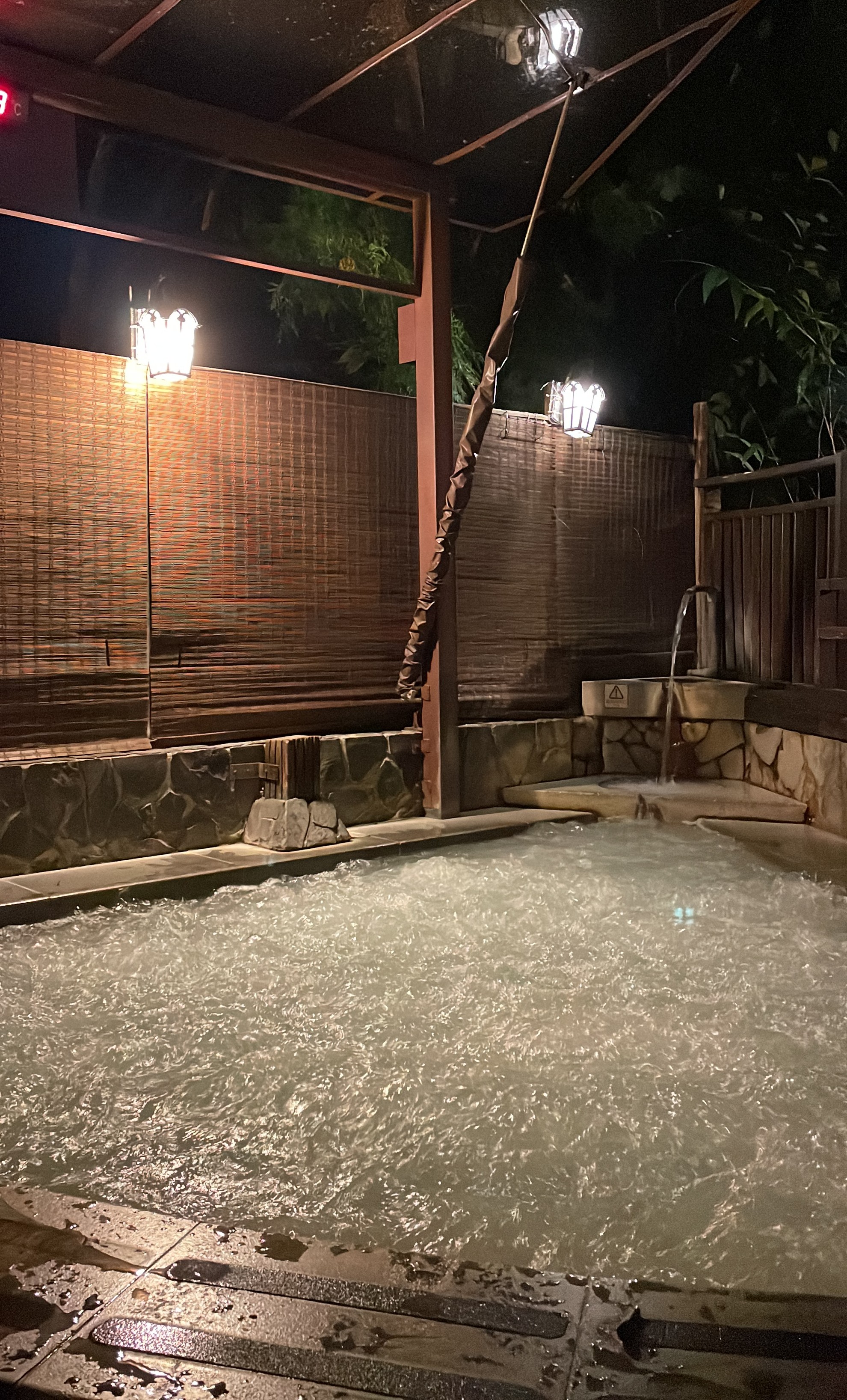 Bamboo water night