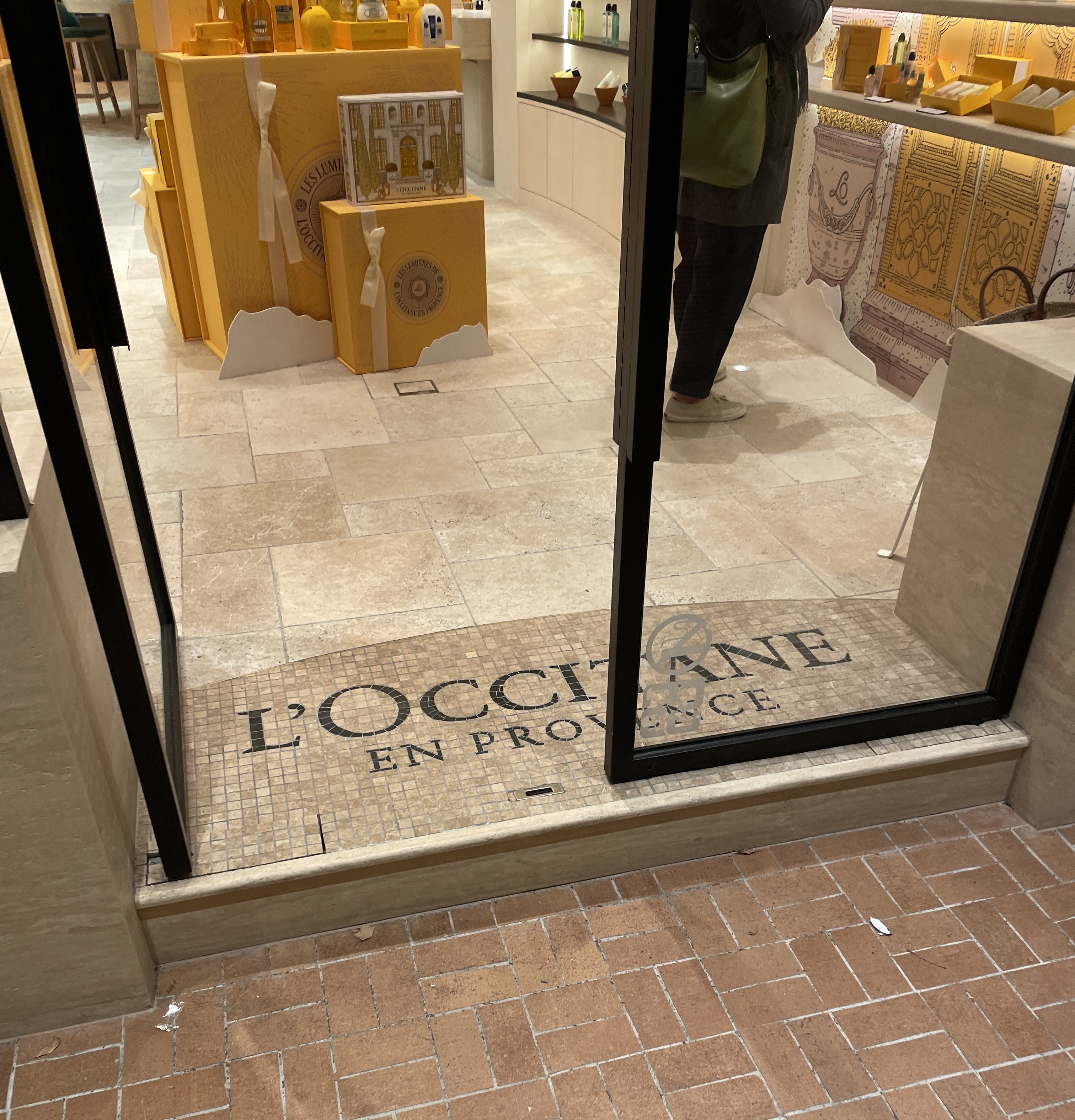 Floor mosaic logo