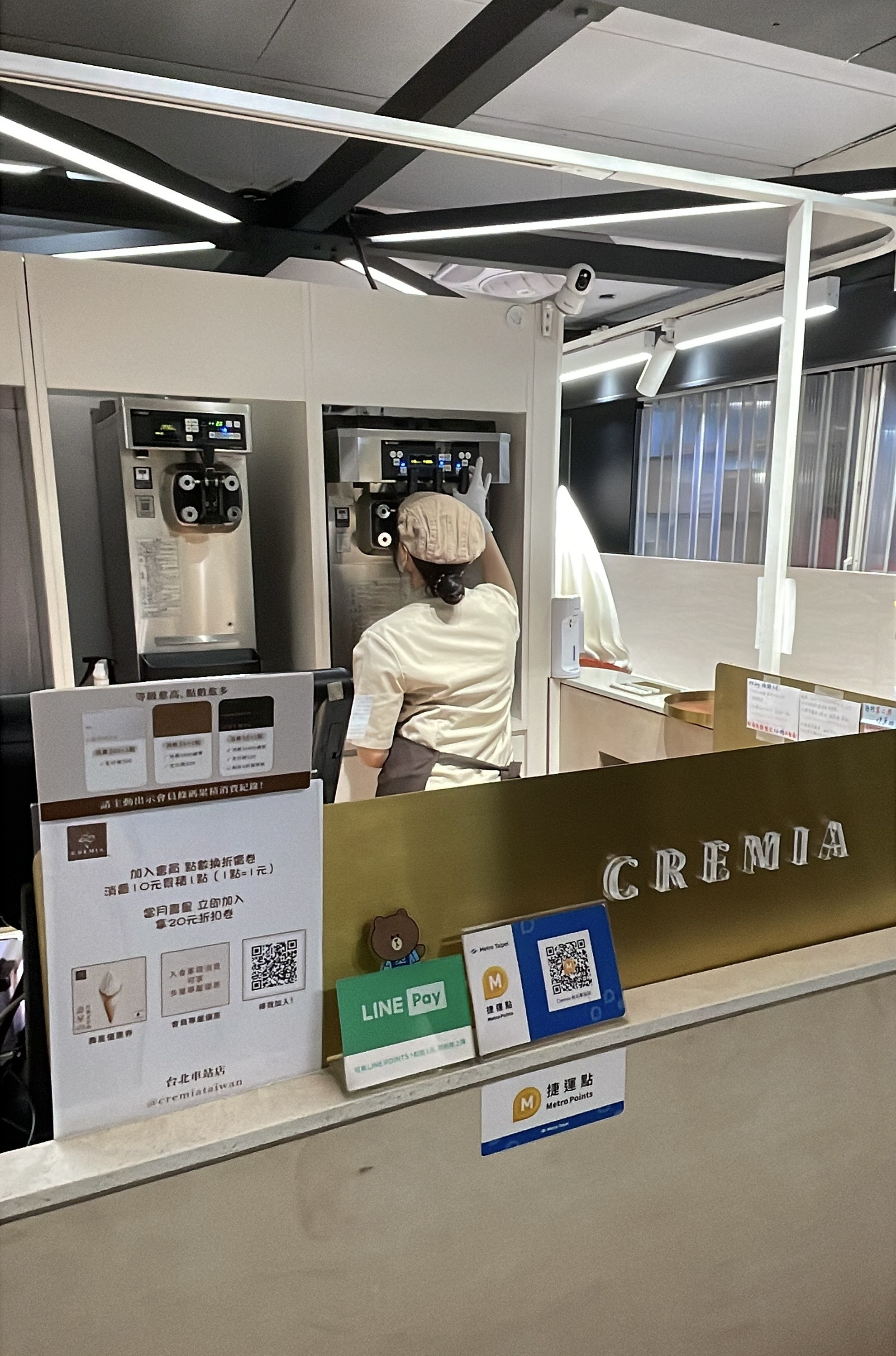 Counter staff