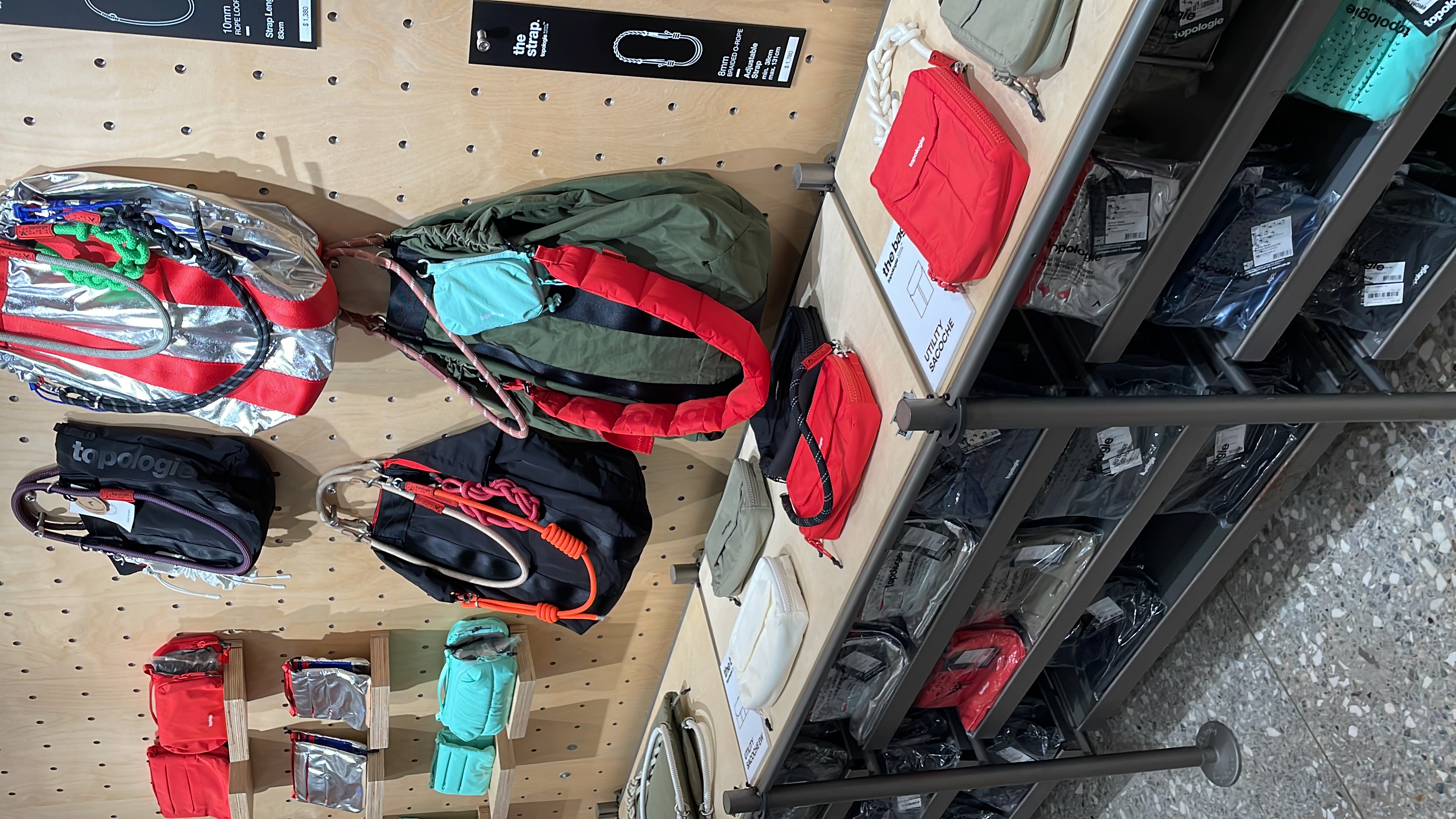 Bag pegboard