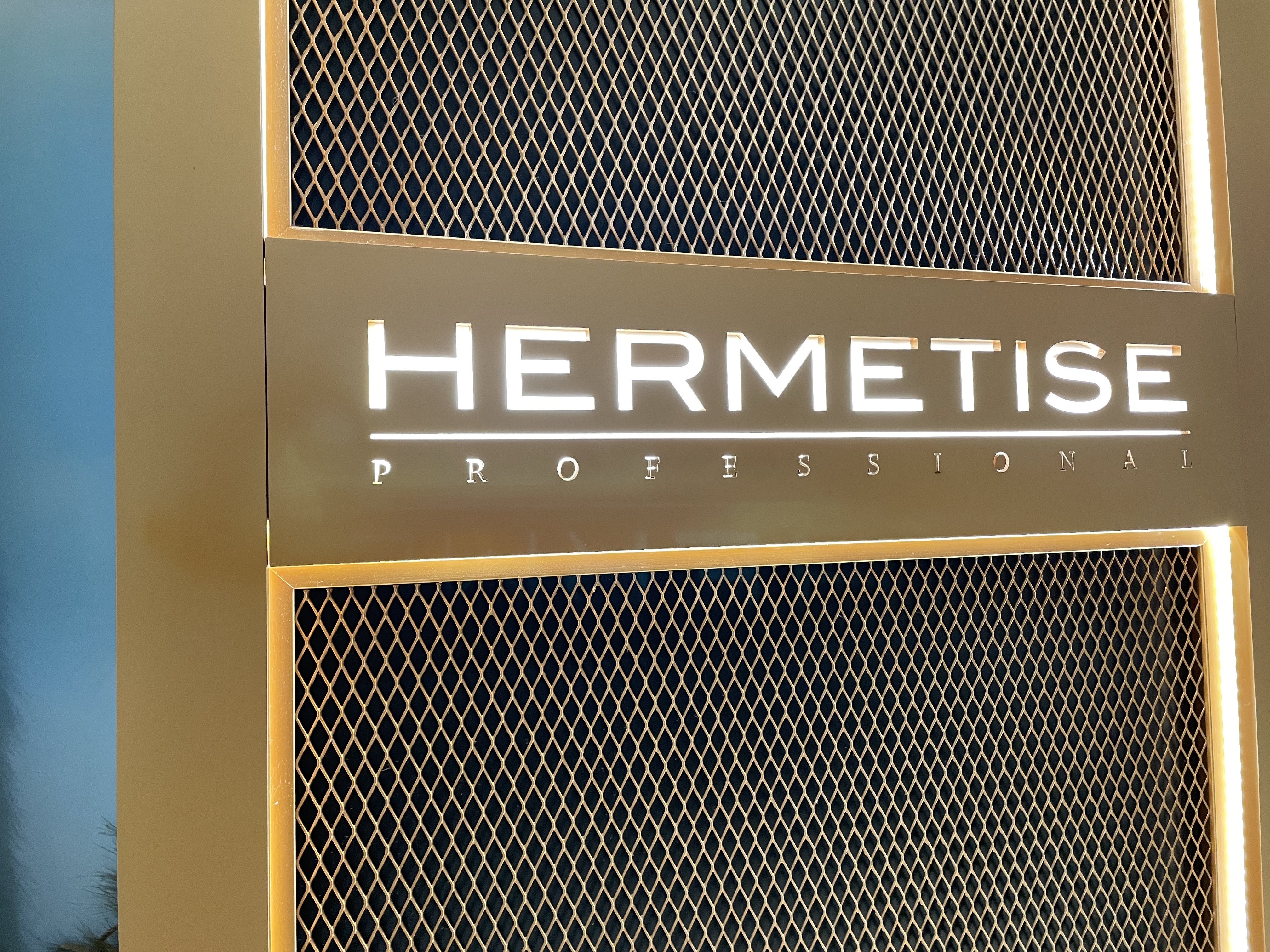 Brand sign detail